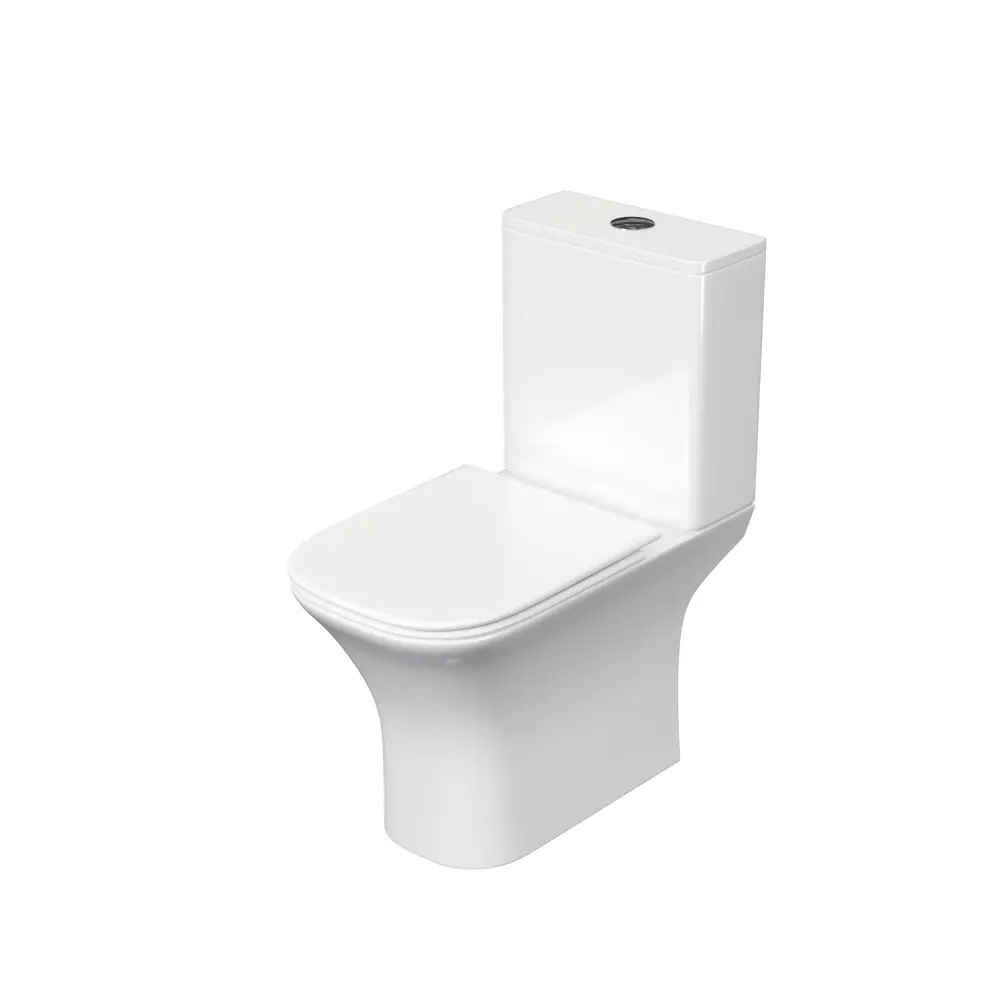 Унитаз-компакт Aquatek Optima Square безободковый двойной смыв цвет Optima Plus Square STLM-2205395