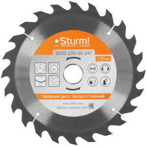 Диск пильный Sturm! 9020-235-30-24T 5305489