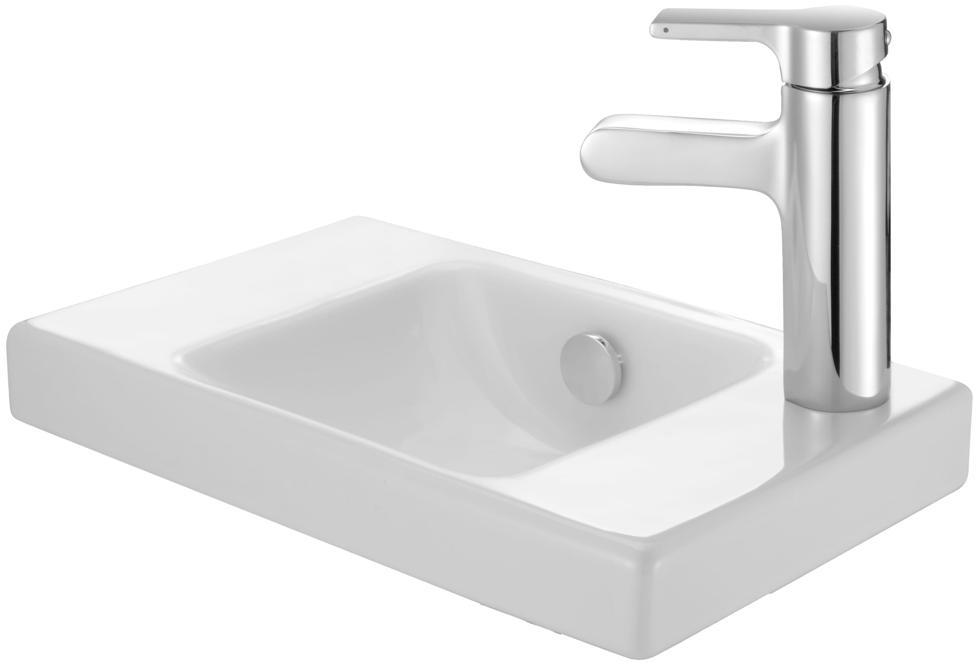 E4799G-00 Рукомойник 40 см, отверстие под смеситель справа JACOB DELAFON ODÉON UP ODEON UP