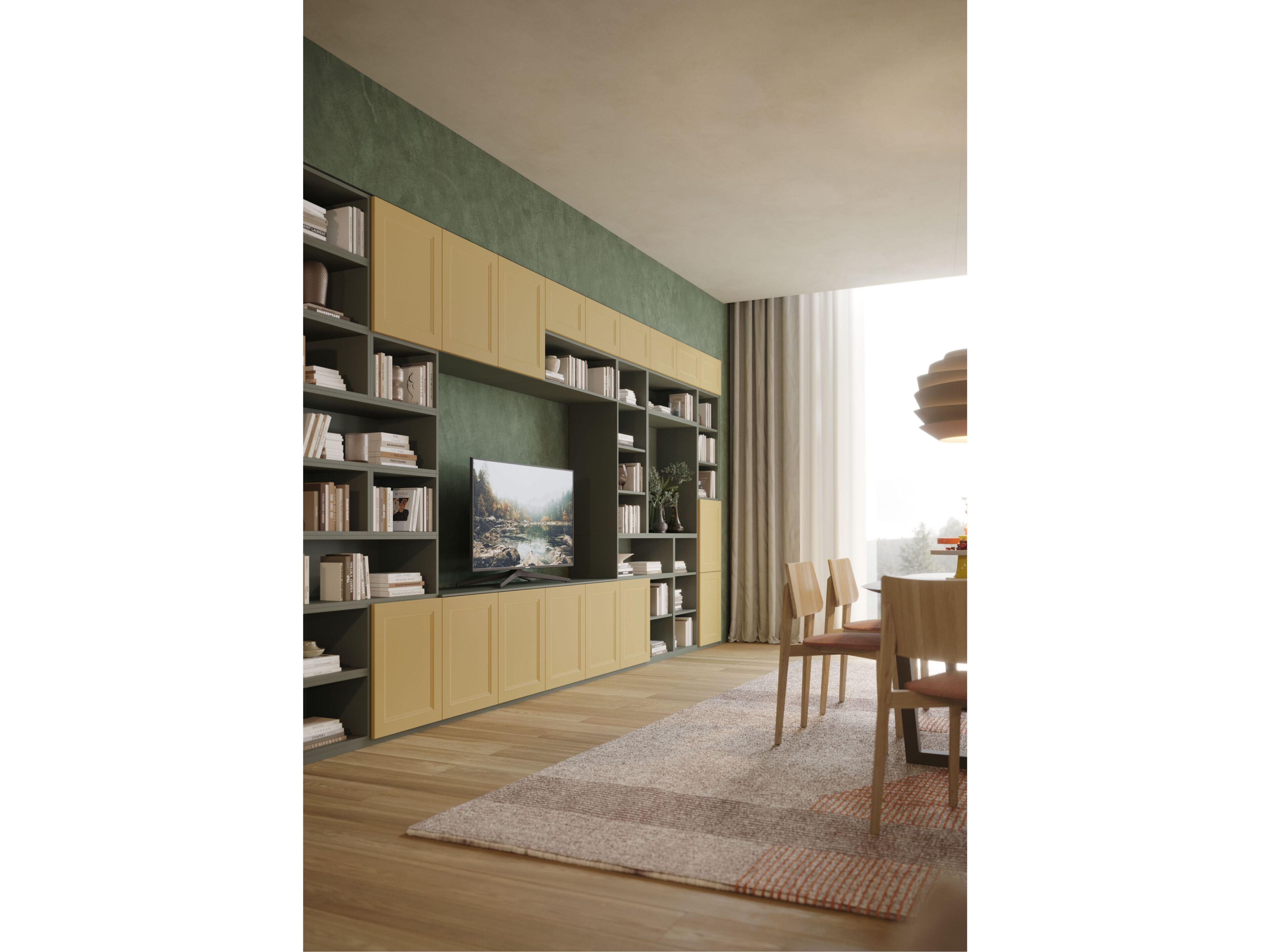 Оборудованная стена Giessegi день за днем ARCH-00072424 - Вид №1