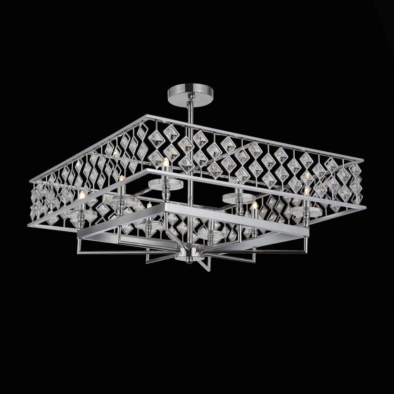 Потолочная светодиодная люстра ST Luce SL784.103.08 ST LUCE ДИЗАЙНЕРСКИЕ 328153 Хром;прозрачный  - Вид №2
