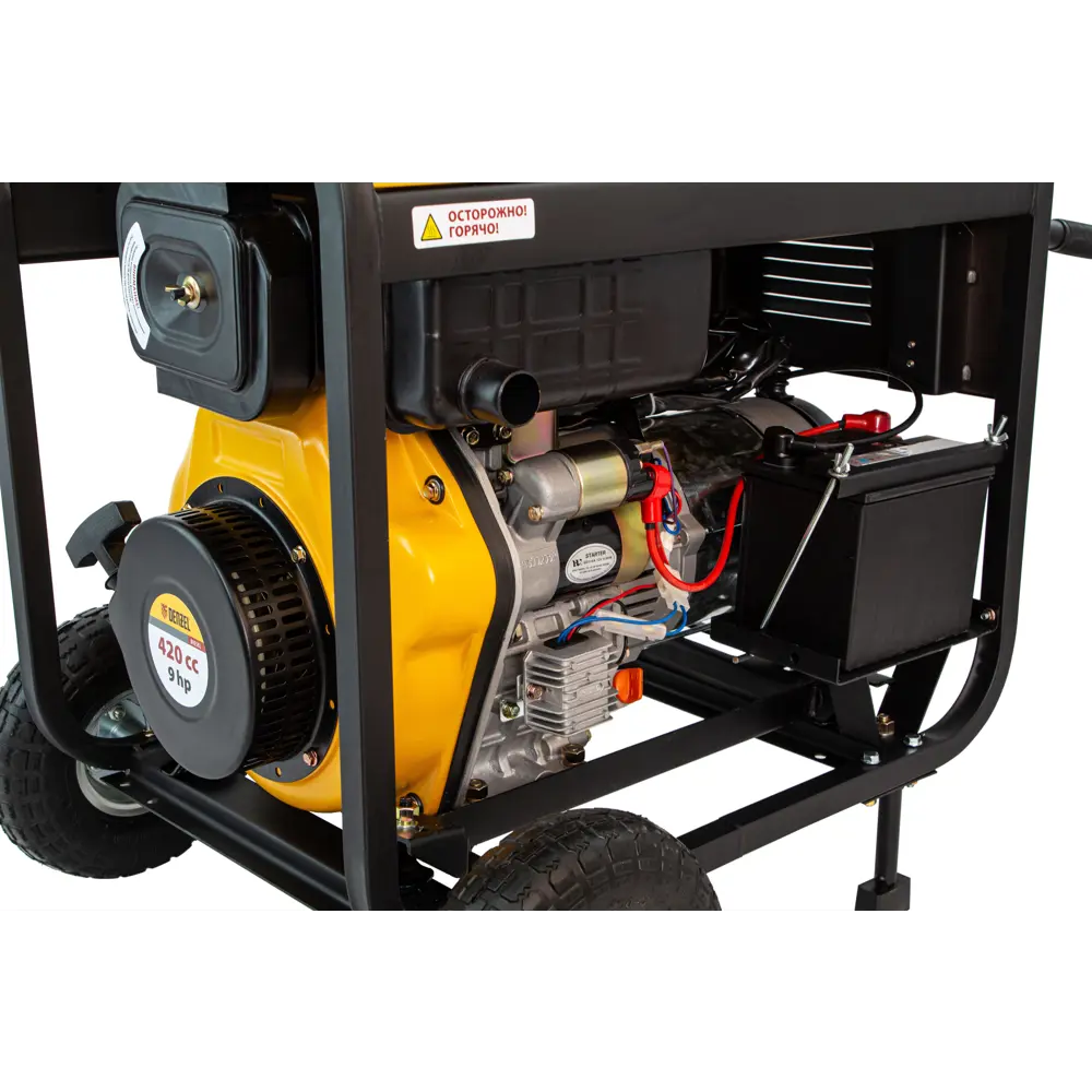 Генератор дизельный Denzel DD6300Е, 5 кВт STLM-2050262 - Вид №7