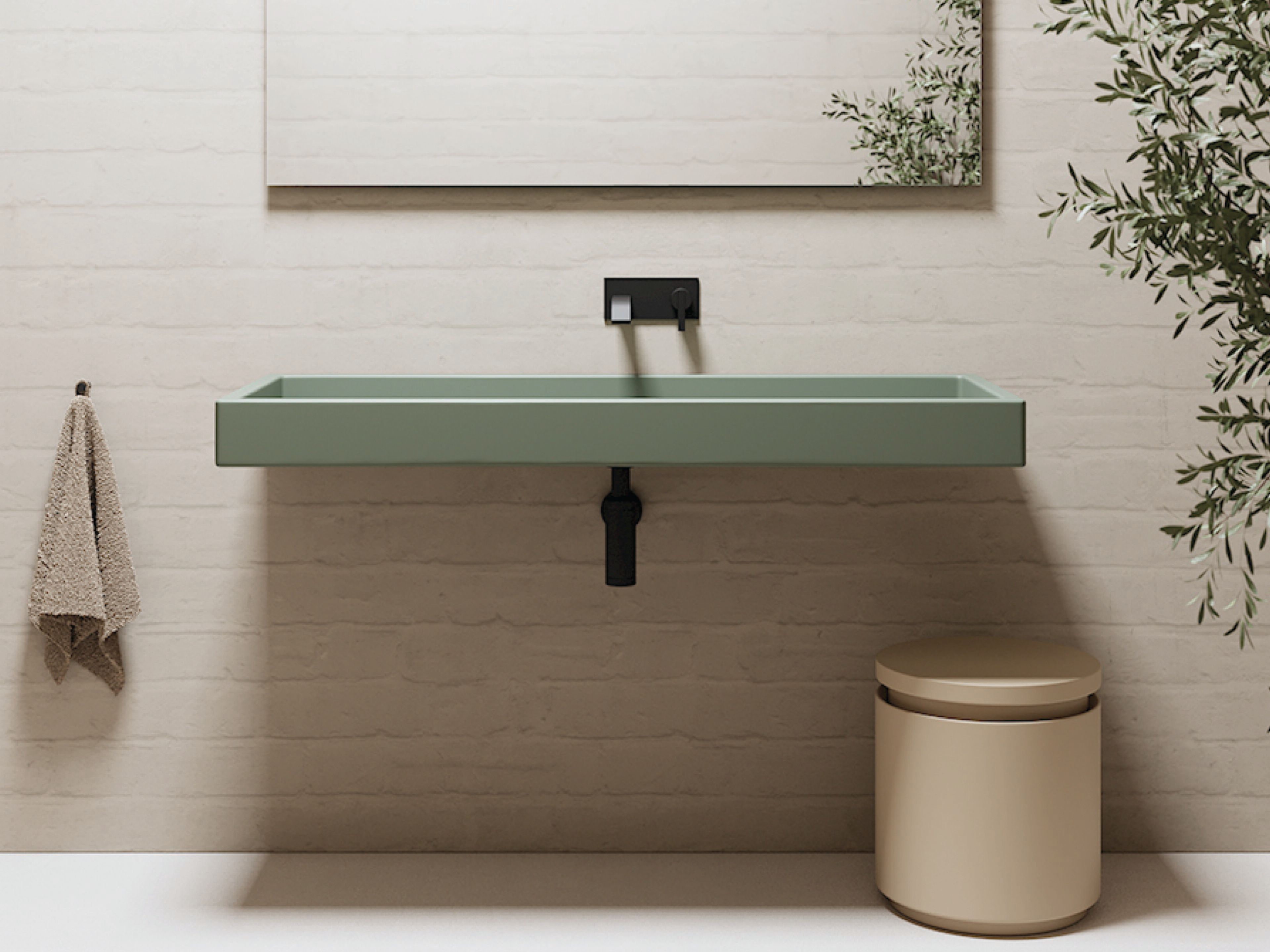 Керамическая прямоугольная раковина Nic канал ARCH-00073777