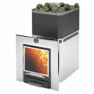 Печь для бани Теплодар Русь Панорама 27 ЛНЗП (профи)