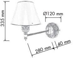 FEDE Настенный светильник из латуни  Fd1133 Fd1133---- - Вид №1