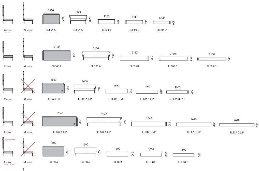 mminterier 2-местный тканевый диван Element sun-id-1501092 - Вид №3