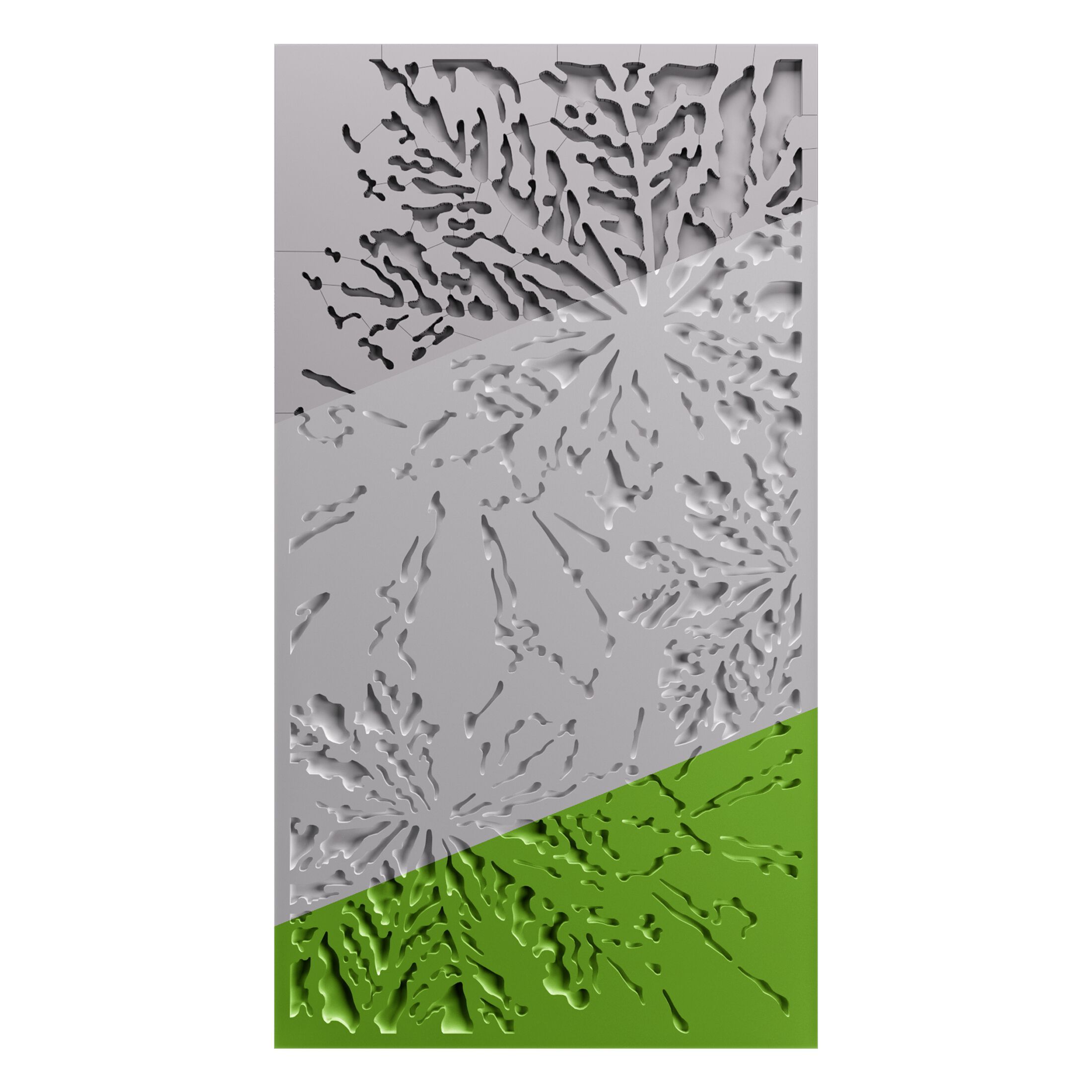 Трехмерная декоративная гипсовая панель WallDeco BOTANICA ARCH-00055922 - Вид №3