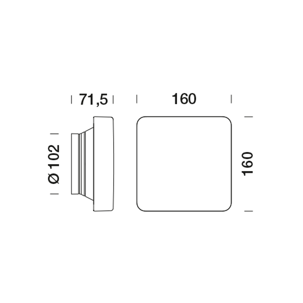 1610616 Подсветка стены Platek BLEND Applique  BLEND - 8 LED 3000K diffuse  - Вид №6