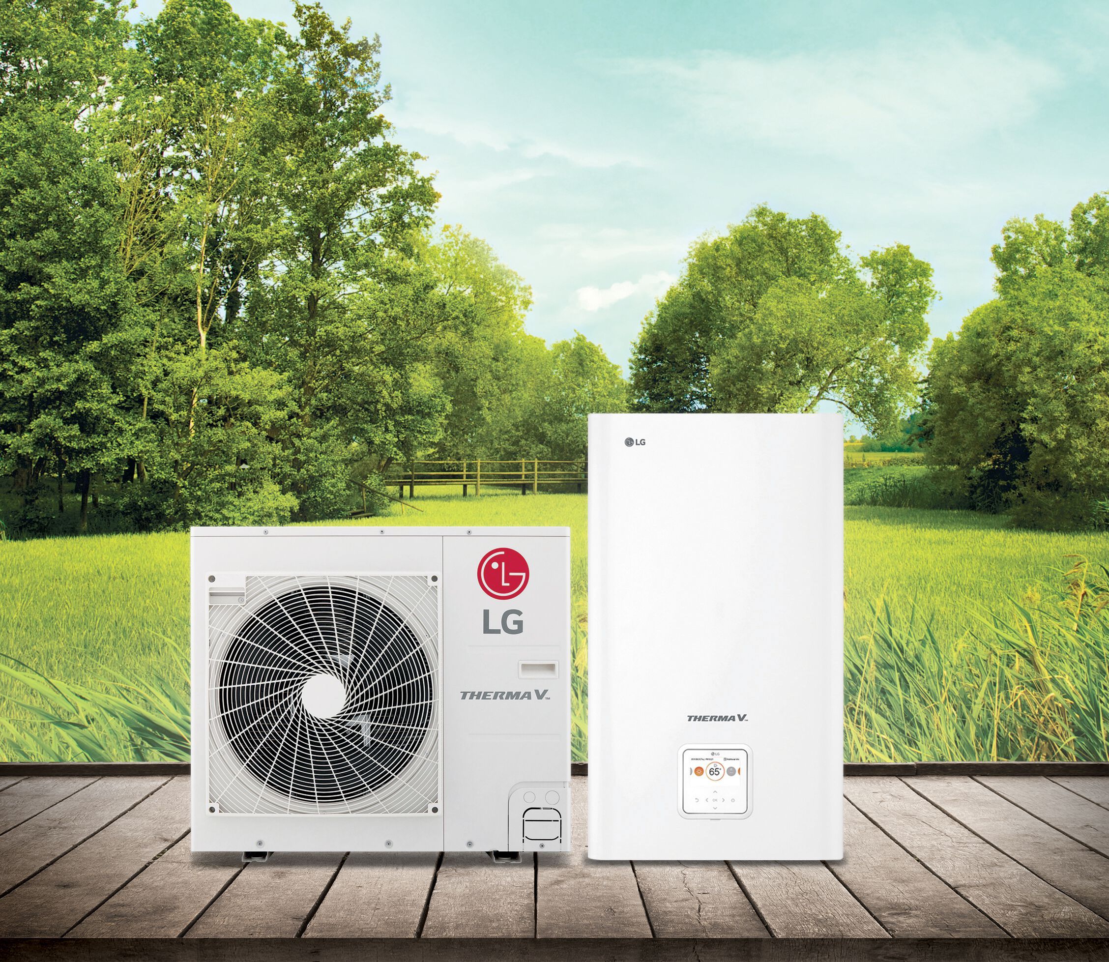 Воздушный/водяной тепловой насос LG Electronics Therma V ARCH-00129170 - Вид №3