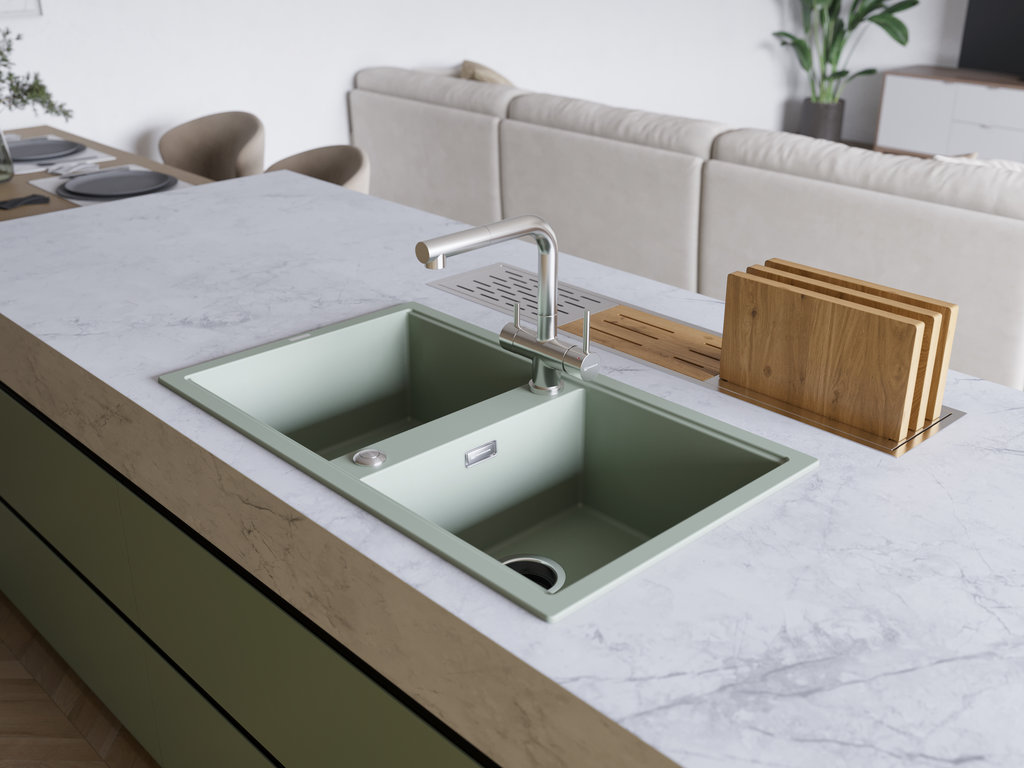 Кухонная мойка Kitagawa 86-2 WH OMOIKIRI 4993806 - Вид №1