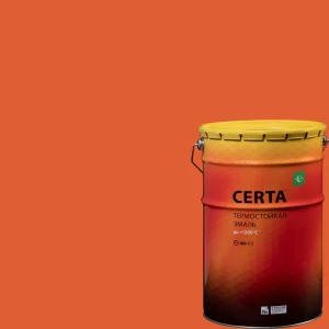 Эмаль термостойкая Certa цвет оранжевый 25 кг 84815766 STLM-2068349