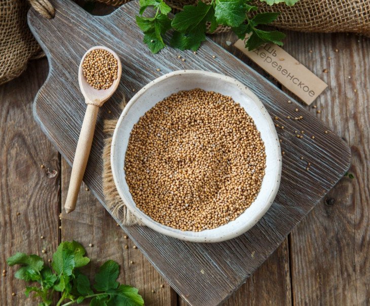 5865 Семена белой горчицы Вкусляндия 