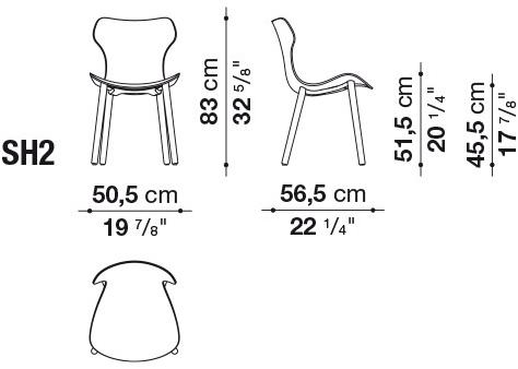 B&B Italia Штабелируемый стул из полипропилена Papilio shell sun-id-1479154 - Вид №7