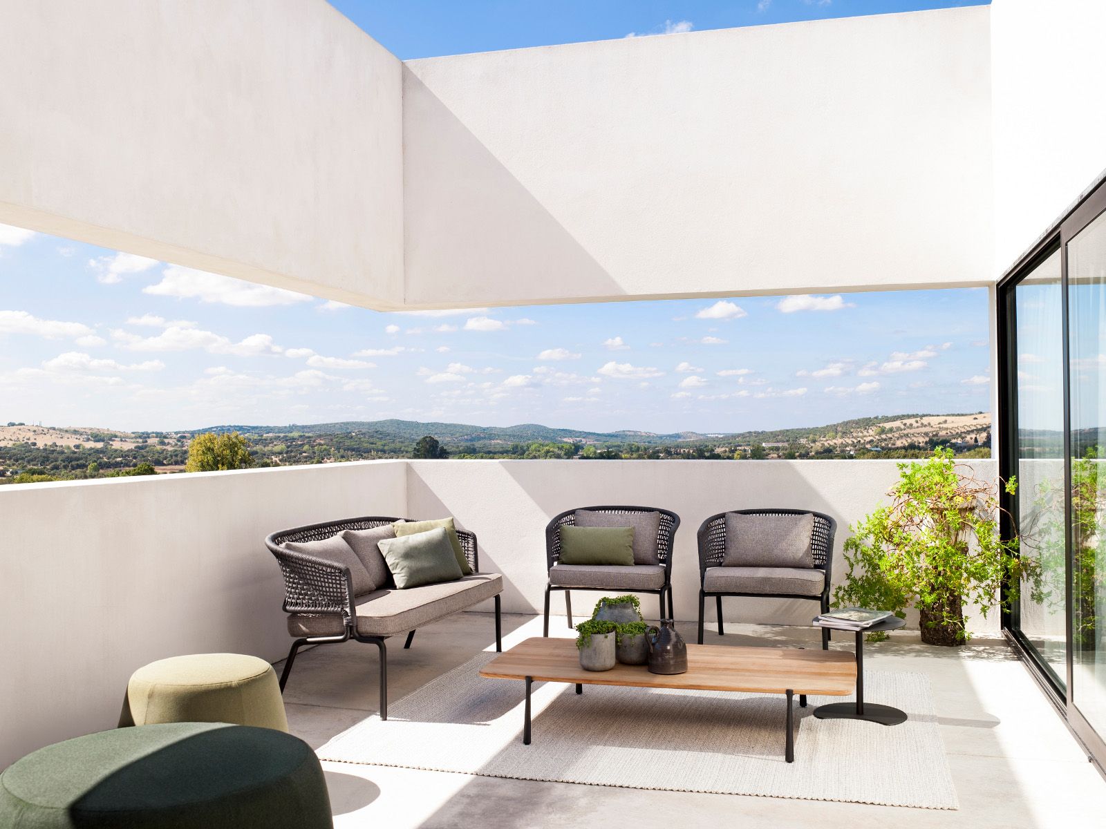 2-местный садовый диван TRIBÙ CTR ARCH-00072822