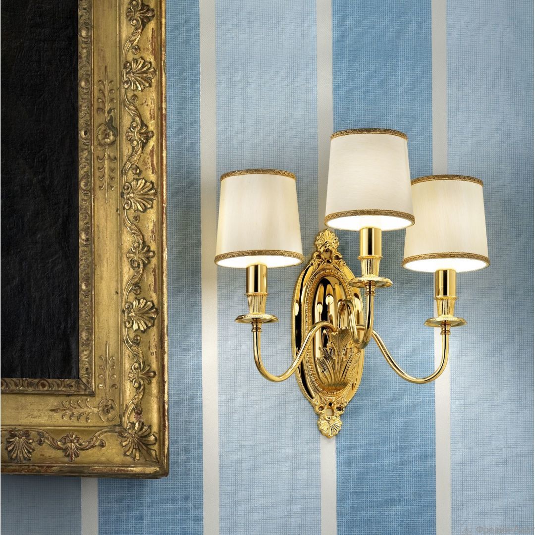 Masiero VE 1074 A3 gold plated бра 116738