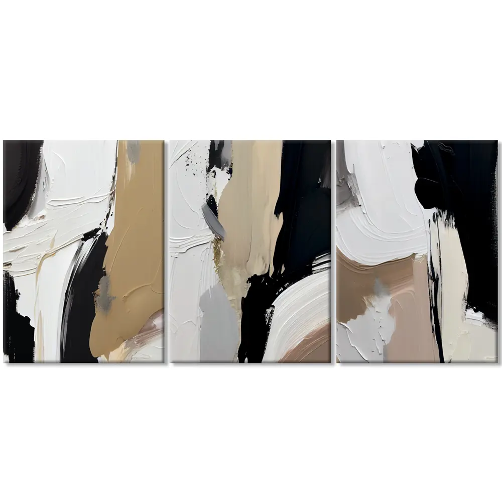 Santreyd Модульная картина Абстракция в технике масляной живописи 50x70 см 89394676 STLM-1397445