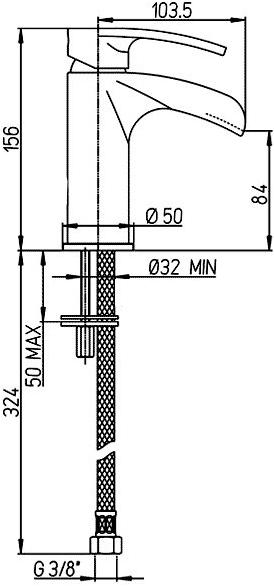 Paini Ovo 86CR205WFSKM смеситель для раковины - Вид №1