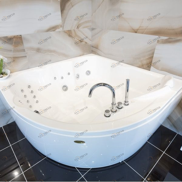 Ванна угловая с гидромассажем "BASE" Maxima 9443-788A Jacuzzi 9443788A