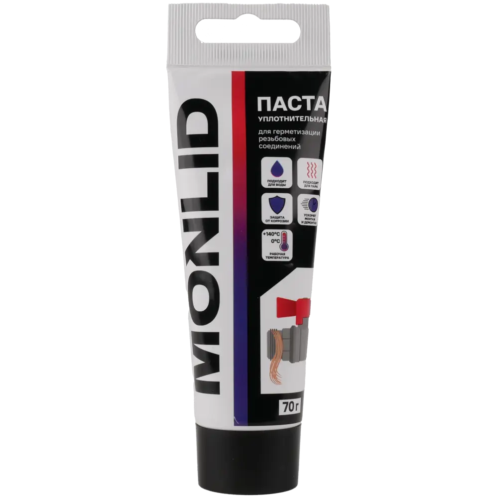 Паста уплотнительная MONLID для воды и пара 70 г STLM-2184526