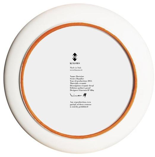 Kiasmo Керамическая тарелка Paradise 2015kddpard - Вид №2