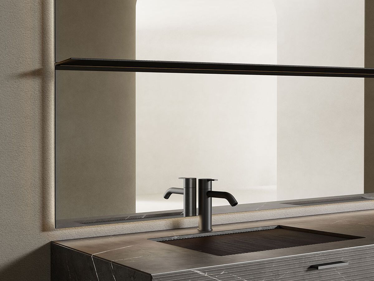 Зеркало со встроенным настенным освещением для ванной комнаты Inbani решетка ARCH-00076440 - Вид №8