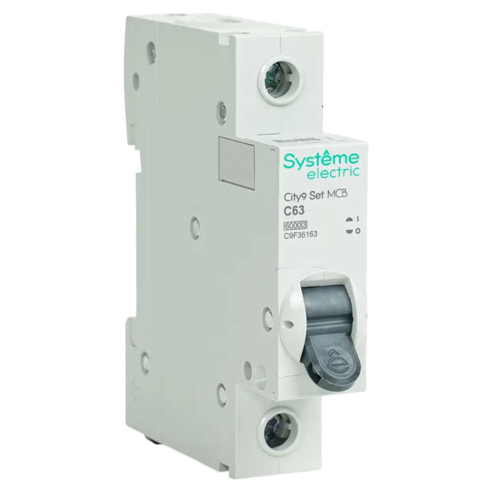 Автоматический выключатель SYSTEME ELECTRIC City9 Set 63А для надежной защиты сети 89412690 STLM-1571422 - Вид №1