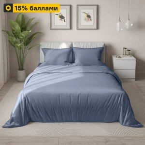 Santreyd Комплект постельного белья 410 двуспальный полисатин темно-синий 89392430