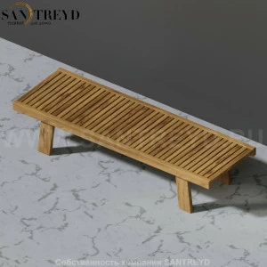 Effegibi BODYLOVE Лежак из термообработанной древесины AR20150031