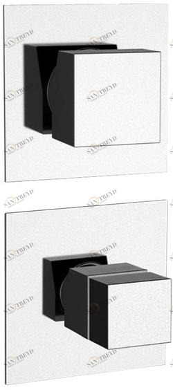 Remer Rubinetterie Термостатический смеситель для душа с переключателем на 4 положения Qubika thermo Qt 94 c