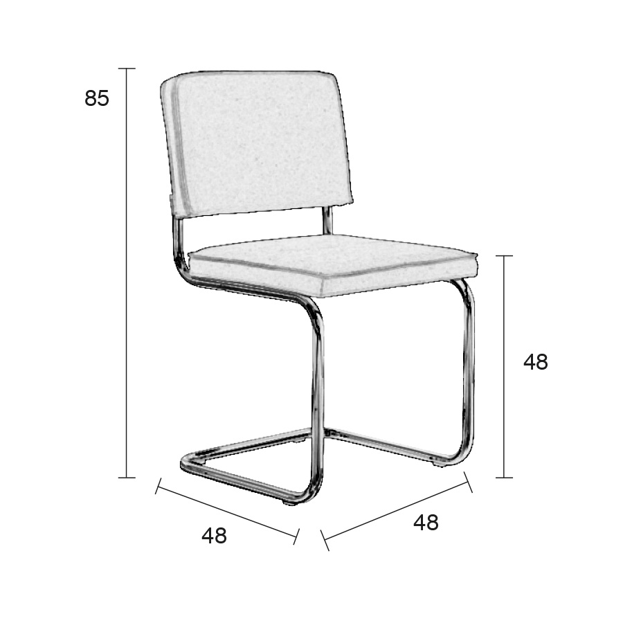 Стул Ridge Vintage черный Zuiver 1100106 - Вид №8
