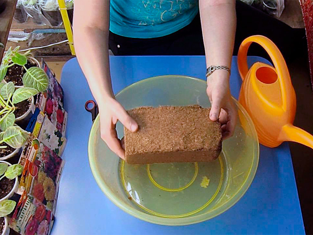 Кокосовый субстрат Орехнин, брикет 9 литров ГеоПластБорд GPBST-247 - Вид №2