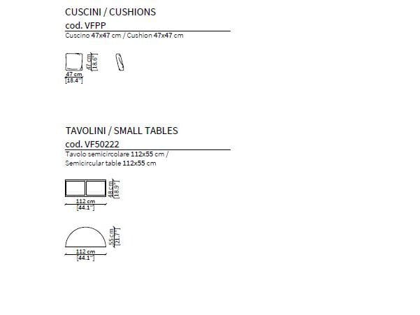 Модульный тканевый диван Vittoria Frigerio Clivio ARCH-00117500 - Вид №8