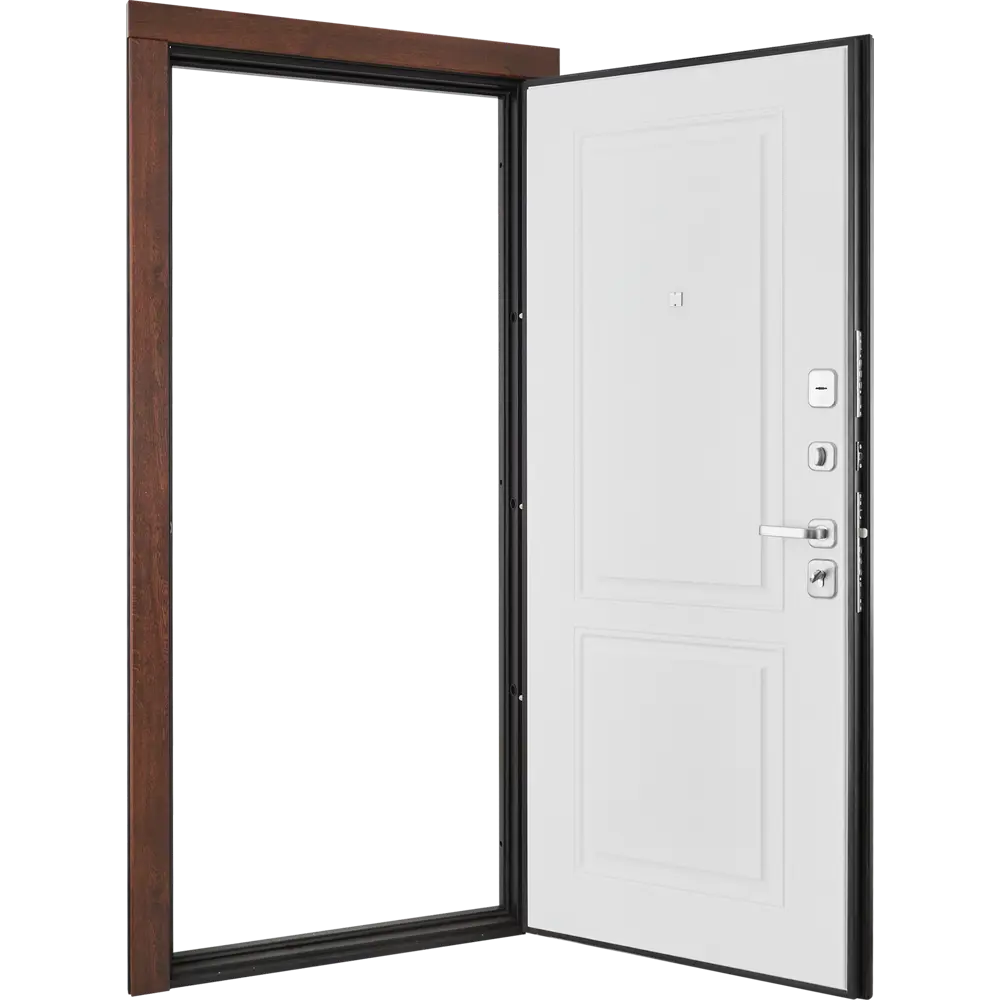 Дверь входная металлическая Мельбурн 96x201 см правая белая BELWOODDOORS STLM-2016999 - Вид №7