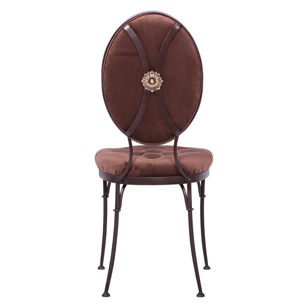 19015 Стул кованый Аделаида Шоколад Амбер Того Мускатный орех BOGACHO 4627138235607 - Вид №4