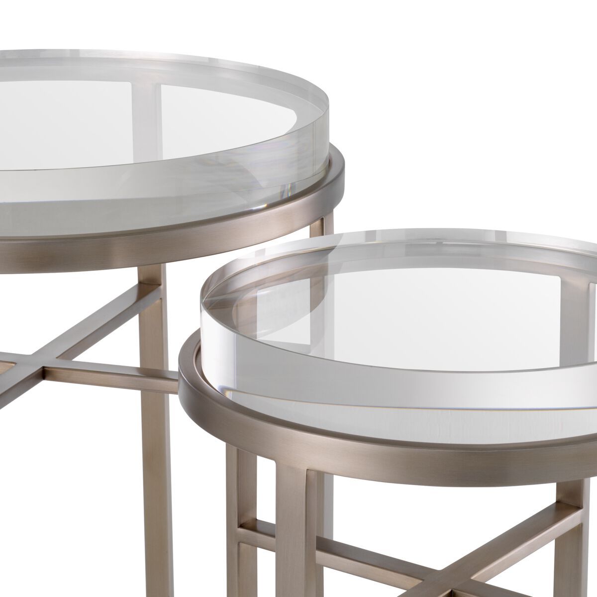 Набор столов из стали и стекла Eichholtz HOXTON ARCH-00059738 - Вид №4