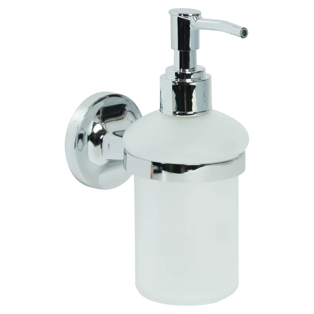 VIDAGE Ангарка — стеклянный дозатор для жидкого мыла с хромированным покрытием 89384621 STLM-1584274