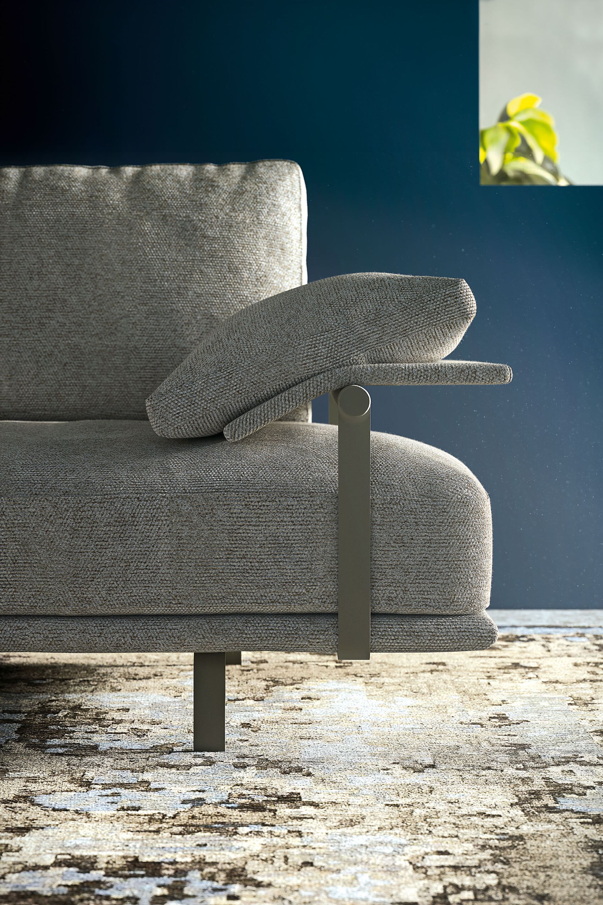 4-местный модульный тканевый диван Cattelan italia HESTON ARCH-00020608 - Вид №4