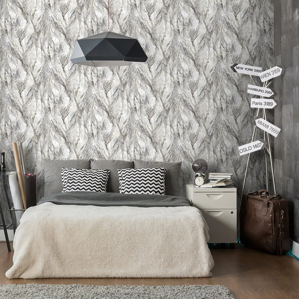 Обои флизелиновые Ateliero Borjomi коричневые 1.06 м 989969 STLM-2050937 - Вид №2