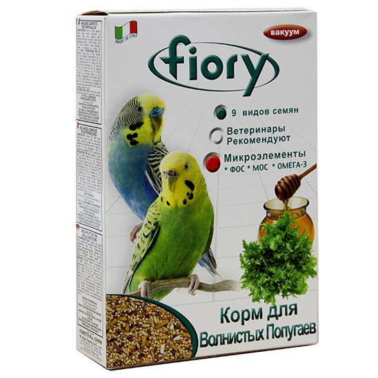 Т00001631 Корм для птиц Смесь для попугаев 1кг Fiory 