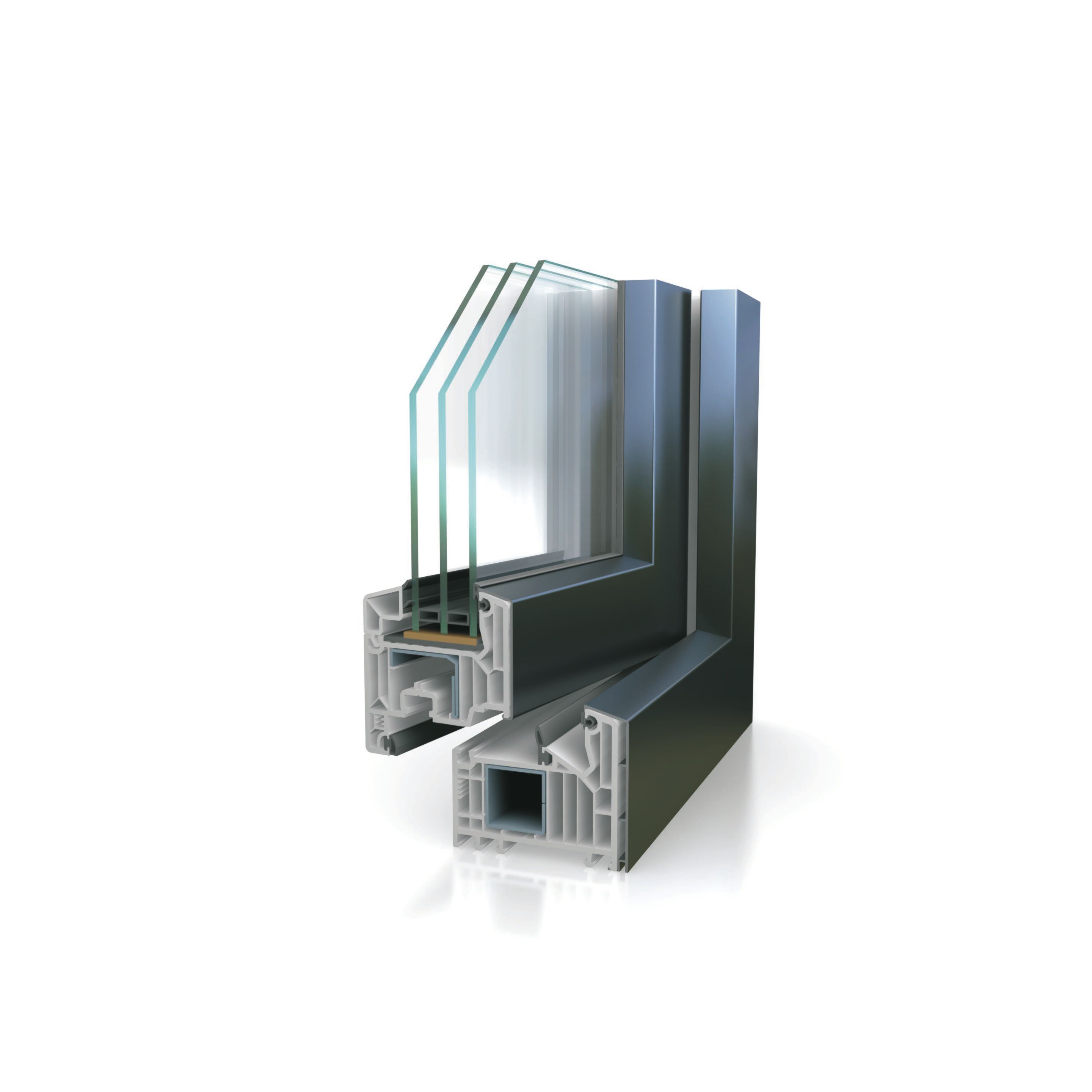 ПВХ створки окна Veka SOFTLINE 82 ARCH-00149520 - Вид №4