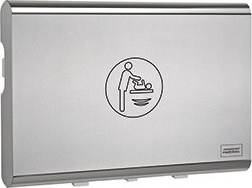 CP0016HCS-I Горизонтальное пеленальное кресло из полипропилена и сатинированной нержавеющей стали с ионизатором mediclinics  - Вид №1