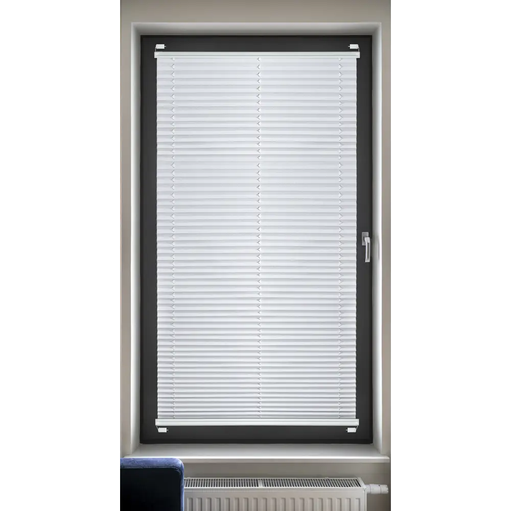 Штора плиссе 73x170 см жаккард белая Santreyd STLM-2072159 - Вид №9