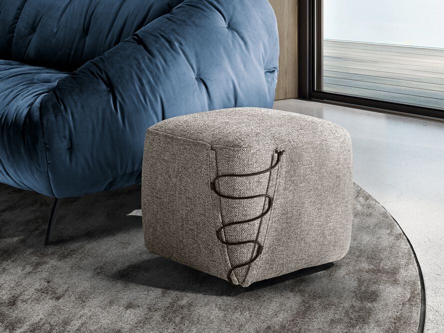 Квадратный пуф из ткани Max Divani KEA ARCH-00096847 - Вид №3