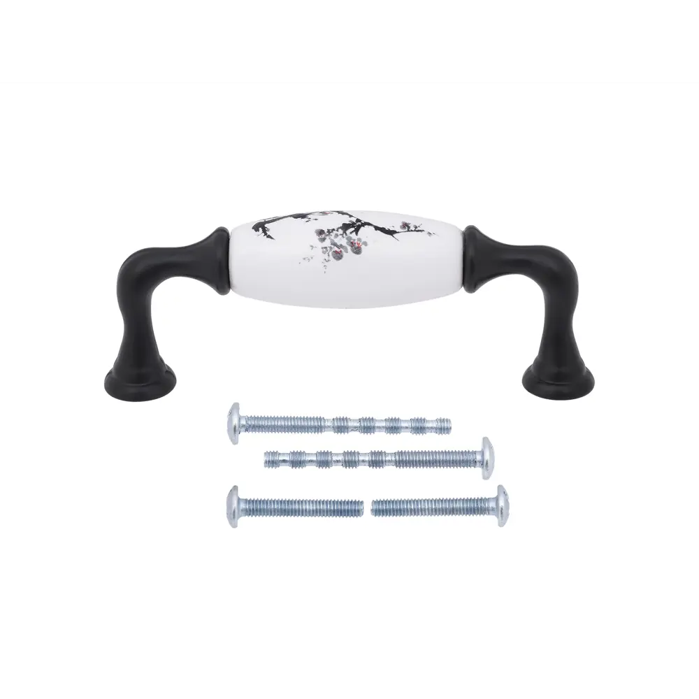 Мебельная ручка-скоба Casalingo ЦАМ 96 мм матовый черный PALLADIUM STLM-2131458 - Вид №1