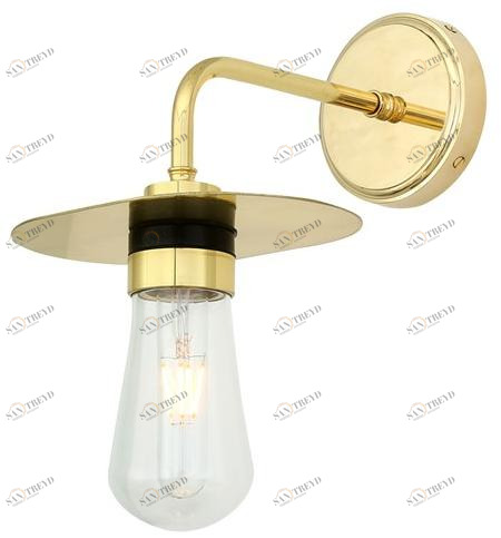 Mullan Lighting Бра ручной работы из латуни для ванной Kai Mlbwl013