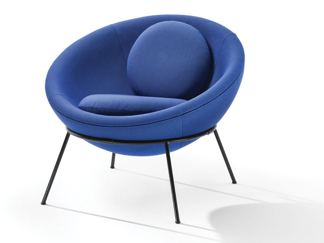 Кресло из кожи или ткани Arper Bardi's Bowl ARCH-00044914 - Вид №1