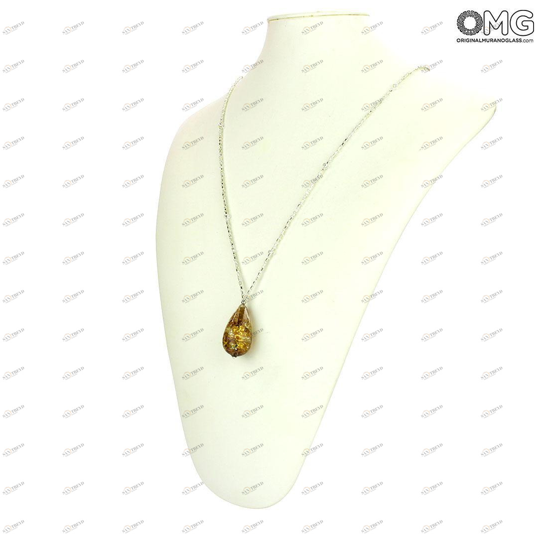 4847 ORIGINALMURANOGLASS Ожерелье с венецианскими бусинами Zattere 170 см 