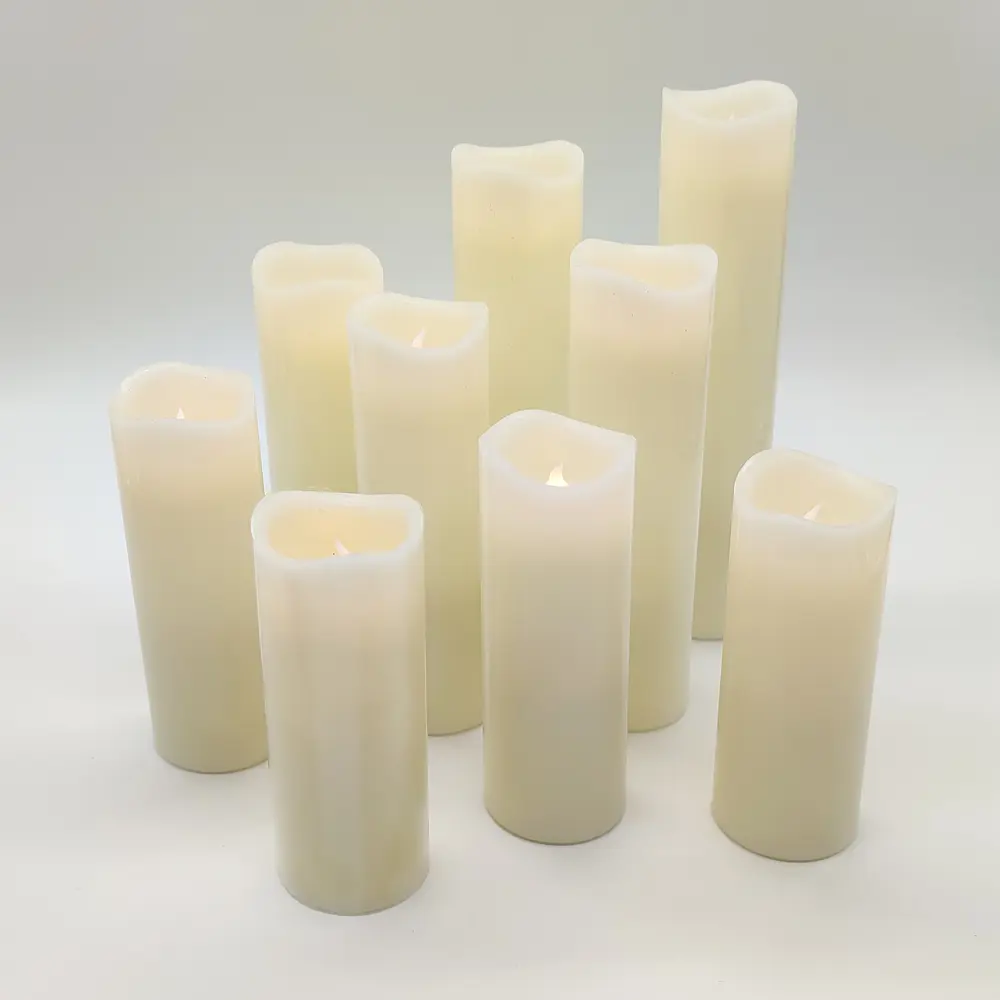 89378386 Набор свечей для дома 9 светодиодов 10 см белый 9 шт. STLM-1347063 Santreyd  - Вид №2
