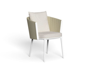 Тканевый садовый стул с подлокотниками