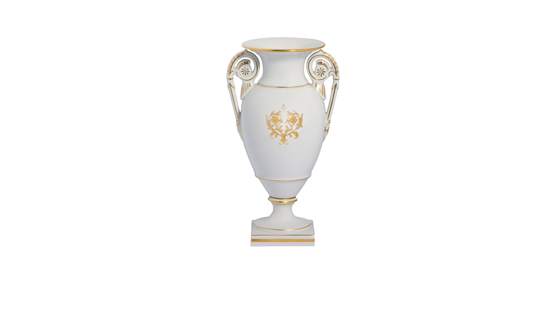 78240 Meissen Ваза 22см "Охотничий мотив" Фарфор  - Вид №1